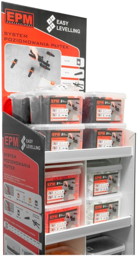 EPM SYSTEM UKŁADANIA PŁYTEK EASY LEVELING 200 KLIPSÓW 2MM EPM SYSTEM UKŁADANIA PŁYTEK EASY LEVELING 200 KLIPSÓW 2MM