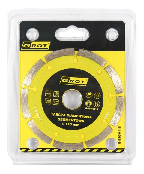 GROT TARCZA DIAMENTOWA SEGMENTOWA 230MM GROT TARCZA DIAMENTOWA SEGMENTOWA 230MM