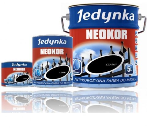 JEDYNKA ANTYKOROZYJNA FARBA PODKŁADOWA NEOKOR ALUMINIOWA 0.5L