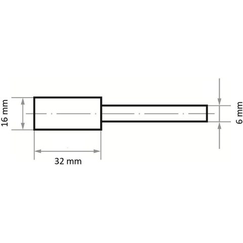 LUKAS ŚCIERNICA TRZPIENIOWA NK 24 QU BA TWARDA 16*32*6 LUKAS ŚCIERNICA TRZPIENIOWA NK 24 QU BA TWARDA 16*32*6