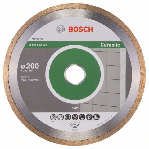 BOSCH TARCZA DIAMENTOWA DO CERAMIKI CONCRETE 200/25,4