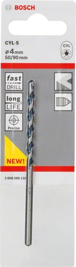 BOSCH WIERTŁO DO GRANITU CYL-5 4*50*90MM BOSCH WIERTŁO DO GRANITU CYL-5 4*50*90MM