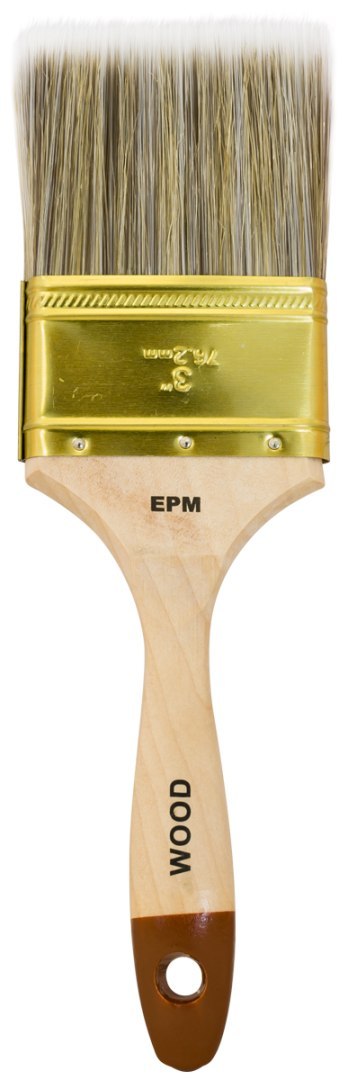 EPM PĘDZEL ANGIELSKI PŁASKI WOOD 76MM - 3'