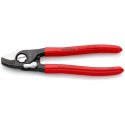 KNIPEX NOŻYCE DO KABLI ZE SPRĘŻYNĄ ROZWIERAJĄCĄ 165MM