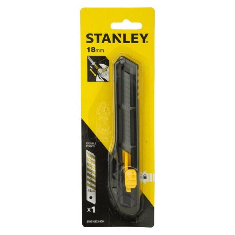 STANLEY NÓŻ Z OSTRZEM ŁAMANYM 18MM STANLEY NÓŻ Z OSTRZEM ŁAMANYM 18MM