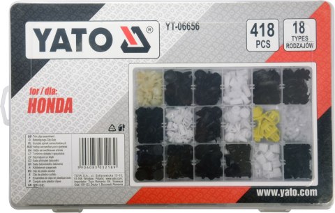 YATO KOMPLET SPINEK SAMOCHODOWYCH HONDA 418SZT YATO KOMPLET SPINEK SAMOCHODOWYCH HONDA 418SZT