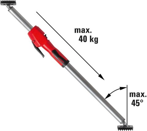 BESSEY PODPÓRKA SUFITOWA Z DŹWIGNIĄ POMPUJĄCĄ 1450-2500MM BESSEY PODPÓRKA SUFITOWA Z DŹWIGNIĄ POMPUJĄCĄ 1450-2500MM