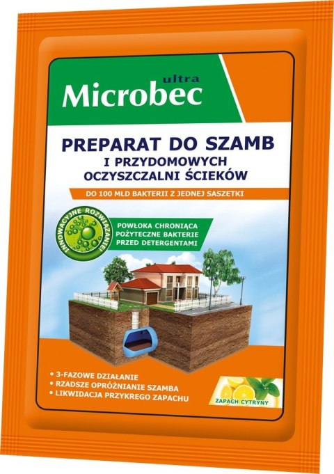 BROS PREPARAT DO SZAMB MICROBEC ULTRA 25G SZTUKI