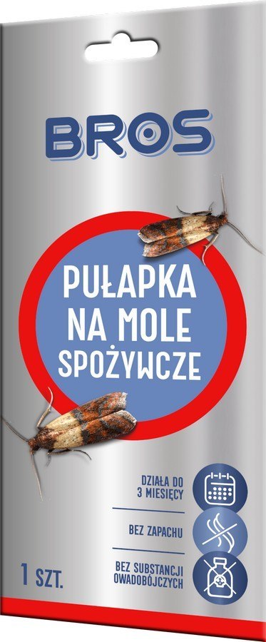 BROS PUŁAPKA FEROMONOWA NA MOLE SPOŻYWCZE 1SZT.