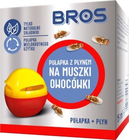 BROS PUŁAPKA Z PŁYNEM NA MUSZKI OWOCÓWKI