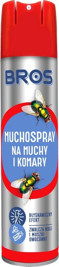 BROS ŚRODEK OWADOBÓJCZY - MUCHOSPRAY 390/250 ML