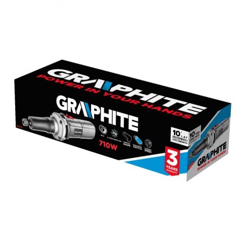 GRAPHITE SZLIFIERKA PROSTA 710W 12000-28000 MIN-1 GRAPHITE SZLIFIERKA PROSTA 710W 12000-28000 MIN-1