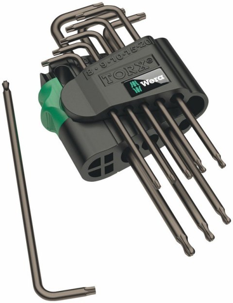 WERA ZESTAW KLUCZY TRZPIENIOWYCH TORX BLACKLASER WERA ZESTAW KLUCZY TRZPIENIOWYCH TORX BLACKLASER