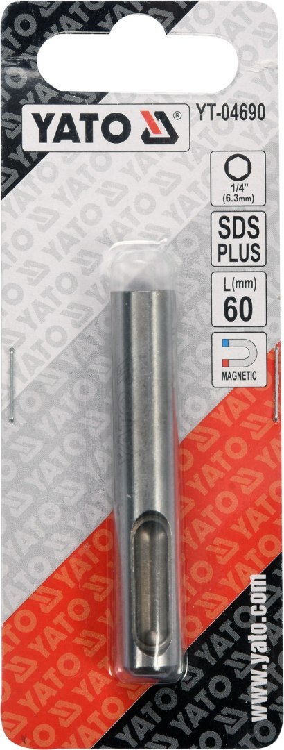 YATO ADAPTER SDS PLUS DO BITÓW 1/4 YATO ADAPTER SDS PLUS DO BITÓW 1/4