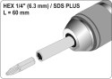 YATO ADAPTER SDS PLUS DO BITÓW 1/4