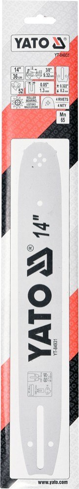 YATO PROWADNICA ŁAŃCUCHA DO PILAREK 14'' 3/8''P YATO PROWADNICA ŁAŃCUCHA DO PILAREK 14'' 3/8''P