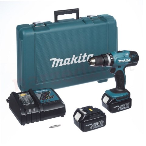 MAKITA WIERTARKO-WKRĘTARKA AKUMULATOROWA UDAROWA 18V 2*3 AH LI 2-BI MAKITA WIERTARKO-WKRĘTARKA AKUMULATOROWA UDAROWA 18V 2*3 AH LI 2-BI