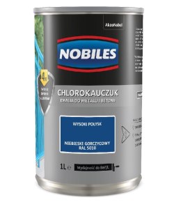 NOBILES NOBILES EMALIA CHLOROKAUCZUKOWA NIEBIESKA SYGNAŁOWA 0.9L