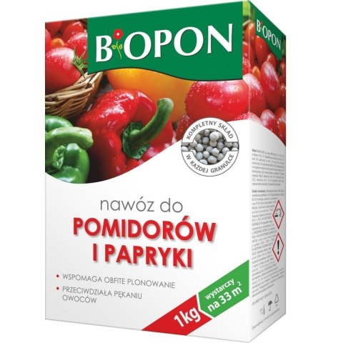 BIOPON NAWÓZ - DO POMIDORÓW I PAPRYKI GRANULAT 1 KG