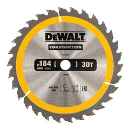 DEWALT PIŁA TARCZOWA DO DREWNA 184/16MM, 30 ZĘBÓW