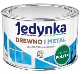 JEDYNKA EMALIA ALKIDOWA DO DREWNA I METALU ZIELONY 0,36L