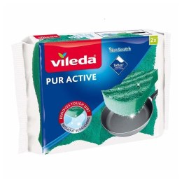 VILEDA VILEDA GĄBKA DO NACZYŃ PUR ACTIVE 2 SZT.