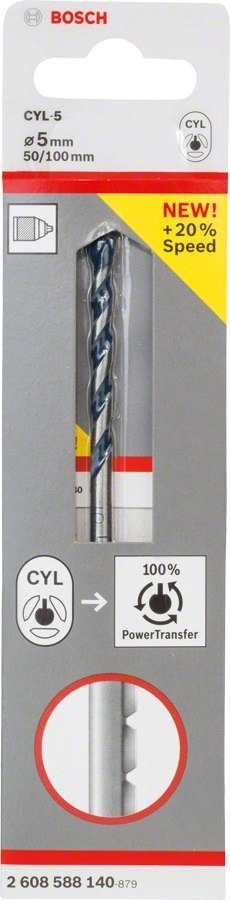 BOSCH WIERTŁO DO GRANITU CYL-5 5*50*100MM BOSCH WIERTŁO DO GRANITU CYL-5 5*50*100MM