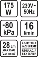 LUND PAKOWARKA PRÓŻNIOWA DO ŻYWNOŚCI 175W