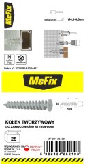 MC FIX DYBEL DO MOCOWANIA W IZOLACJI 25*120MM NYLON