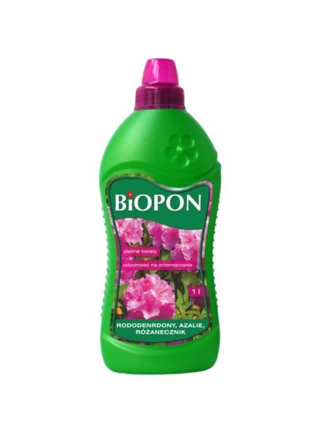 BIOPON NAWÓZ - DO. RODODENDRONÓW, AZALII, RÓŻANECZNIKÓW 1L BIOPON NAWÓZ - DO. RODODENDRONÓW, AZALII, RÓŻANECZNIKÓW 1L