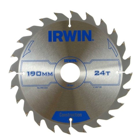 IRWIN PIŁA SPIEKOWA DO DREWNA 190*30MM/24T