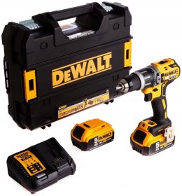 DEWALT AKUM. WIERTARKO-WKRĘTARKA Z UDAREM XR 18V 2*5.0AH KUFER