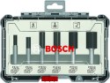 BOSCH ZESTAW FREZÓW 6 SZT. UCHWYT 6MM