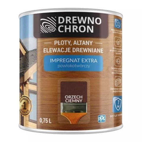 DREWNOCHRON DREWNOCHRON IMPREGNAT POWŁOKOTWÓRCZY ORZECH CIEMNY 4.5L