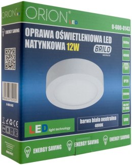 ORION PANEL LED NATYNKOWY OKRĄGŁY BRILO 120MM, 6W, 480LM