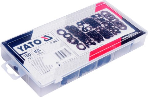 YATO ZESTAW PRZELOTEK GUMOWYCH 180SZT MIX YATO ZESTAW PRZELOTEK GUMOWYCH 180SZT MIX