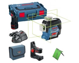 BOSCH LASER LINIOWY GLL 3-80 CG+BM1 L-BOXX ZIELONA WIĄZKA