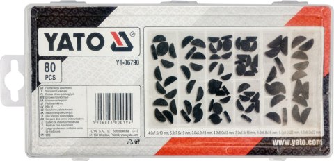 YATO KLINY PÓŁOKRĄGŁE CZUŁENKOWE 80SZT. MIX ROZMIARÓW YATO KLINY PÓŁOKRĄGŁE CZUŁENKOWE 80SZT. MIX ROZMIARÓW
