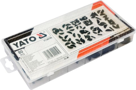 YATO KLINY PÓŁOKRĄGŁE CZUŁENKOWE 80SZT. MIX ROZMIARÓW YATO KLINY PÓŁOKRĄGŁE CZUŁENKOWE 80SZT. MIX ROZMIARÓW