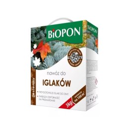 BIOPON NAWÓZ - JESIENNY DO IGLAKÓW GRANULAT KARTON Z UCHWYTEM 3 KG