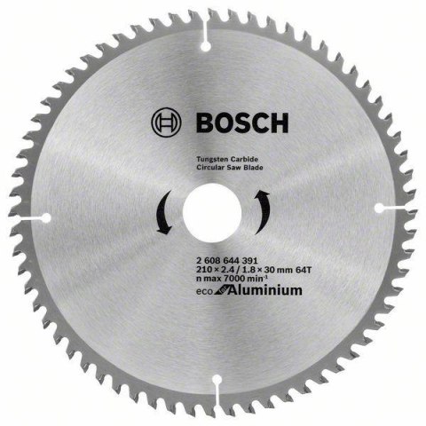 BOSCH TARCZA PILARSKA ECO ALU 210*2,4/30 64T