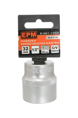 EPM NASADKA KRÓTKA 1/2'' 6-KĄTNA SATIN 13MM