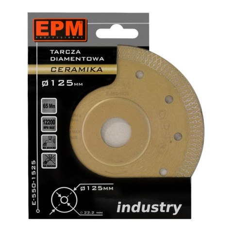 EPM TARCZA DIAMENTOWA INDUSTRY 125MM EPM TARCZA DIAMENTOWA INDUSTRY 125MM