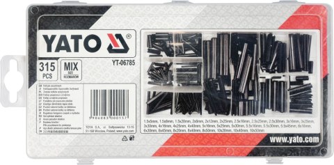 YATO 315 SZT KOŁKÓW SPRĘŻYSTYCH MIX YATO 315 SZT KOŁKÓW SPRĘŻYSTYCH MIX