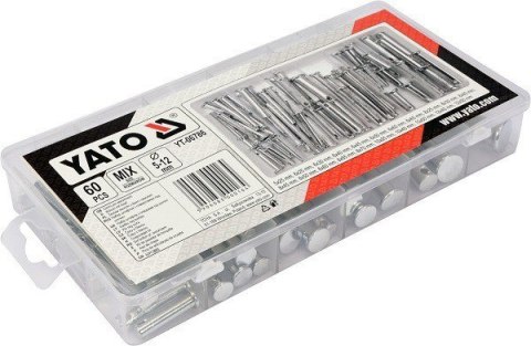 YATO SWORZNIE Z ŁBEM I OTWOREM 60SZT YATO SWORZNIE Z ŁBEM I OTWOREM 60SZT