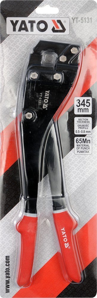 YATO SZCZYPCE DO ŁĄCZENIA PROFILI 345MM YATO SZCZYPCE DO ŁĄCZENIA PROFILI 345MM