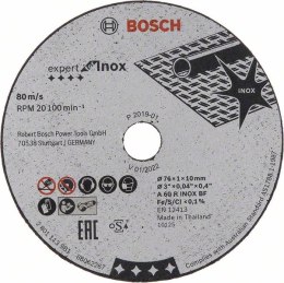 BOSCH TARCZA EXPERT FOR INOX 76*1.0*10MM 5 SZT.