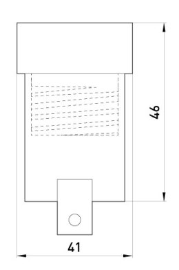 ENEXT OPRAWKA CERAMICZNA Z UCHWYTEM E27