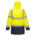 PORTWEST KURTKA OSTRZEGAWCZA OCIEPLANA S766YNR HI-VIS 5W1 XXL