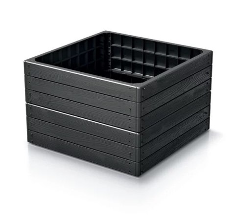 PROSPERPLAST RABATA OGRODOWA BASE WOODY IBWS 756X756X250MM - ANTRACYT PROSPERPLAST RABATA OGRODOWA BASE WOODY IBWS 756X756X250MM - ANTRACYT
